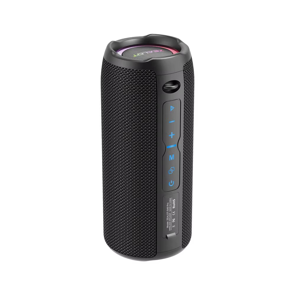 -S49PRO Portable Bluetooth Speaker 20W IPX6 Waterproof Powerful Sound Box Bass Boost Dual Pairing True Wireless Speaker