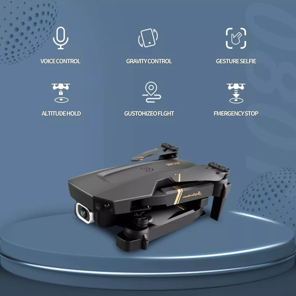 4DRC V4 Foldable Mini Drone with Camera 4K 1080P HD Drone ,3 Batteries,Drones for Adults Kids,Remote-Controlled Quadcopter,Logistics Is Randomly Sent by UPS,USPS,