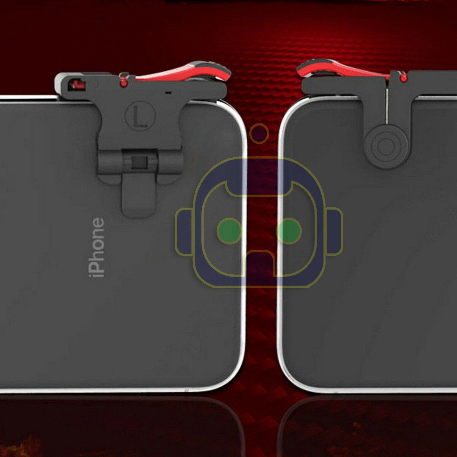 Mobile Phone Gaming Trigger Fire Button Smartphone Shooter Controller Left Right