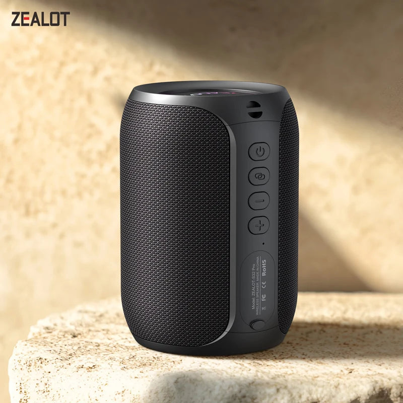 -S32PRO 15W Portable Bluetooth 5.2 Speaker Outdoor Waterproof Wireless TWS Mini Column Box Speaker Outdoor TF Card