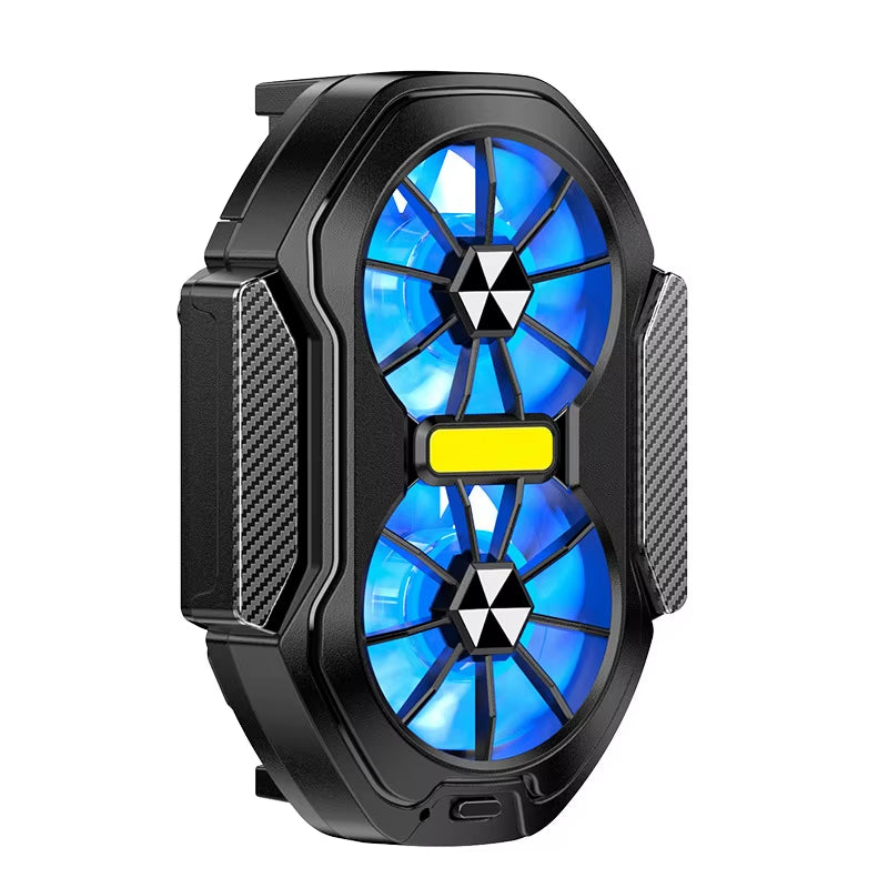 Universal Mini Mobile Phone Cooling Fan Radiator Turbo Hurricane Game Cooler Cell Phone Cool Heat Sink for Iphone-Samsung-Xiaomi