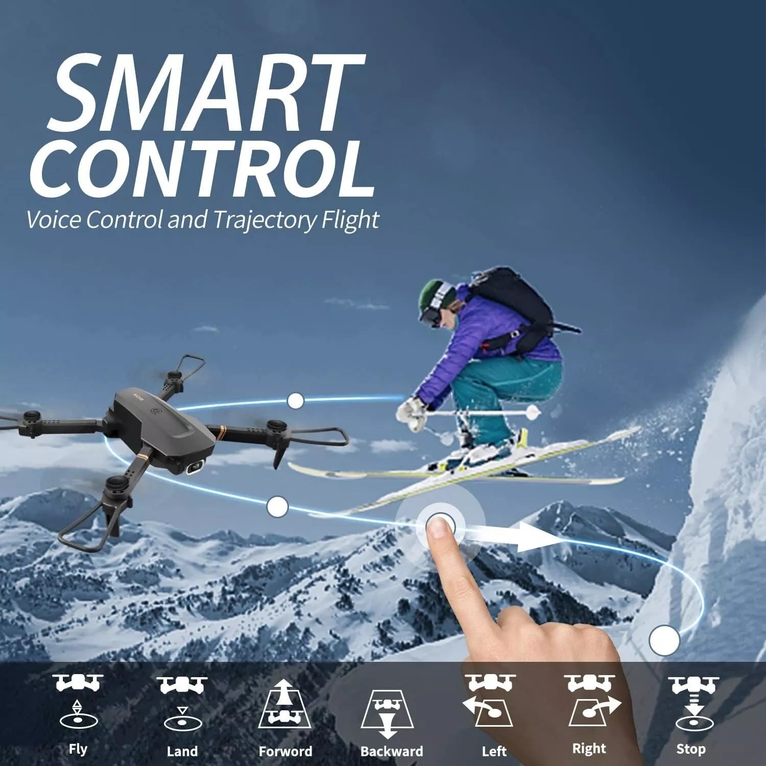 4DRC V4 Foldable Mini Drone with Camera 4K 1080P HD Drone ,3 Batteries,Drones for Adults Kids,Remote-Controlled Quadcopter,Logistics Is Randomly Sent by UPS,USPS,