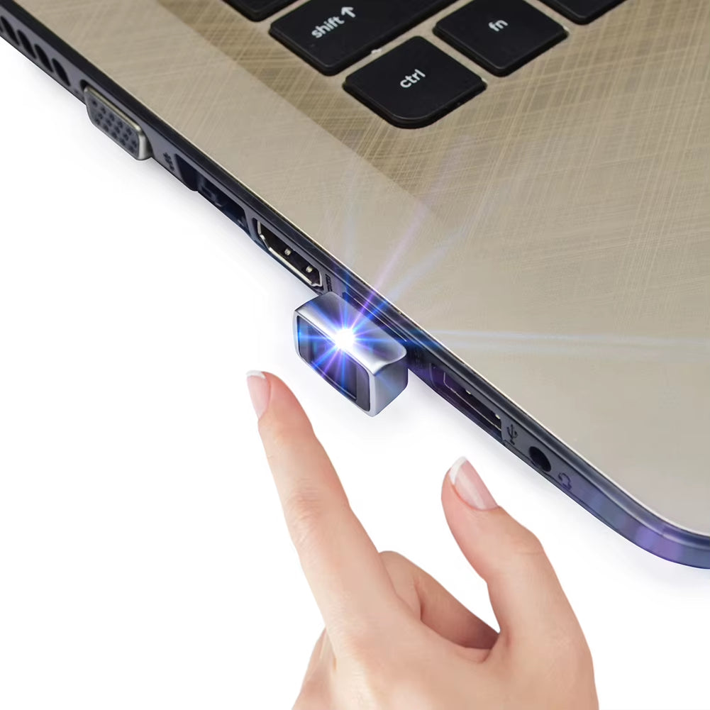 2025 plus USB Fingerprint Reader Module for Windows10 、11 Hello, Biometric Scanner Padlock for Laptops & PC