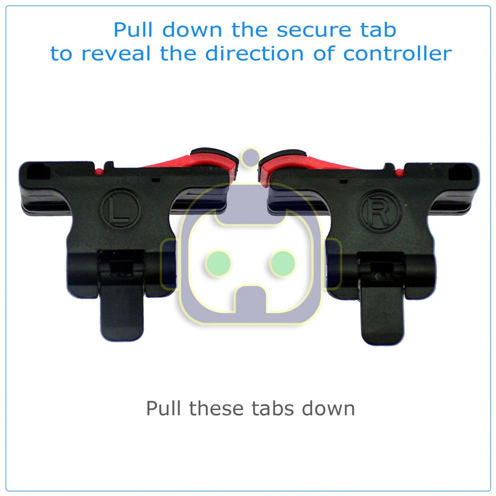 Mobile Phone Gaming Trigger Fire Button Smartphone Shooter Controller Left Right