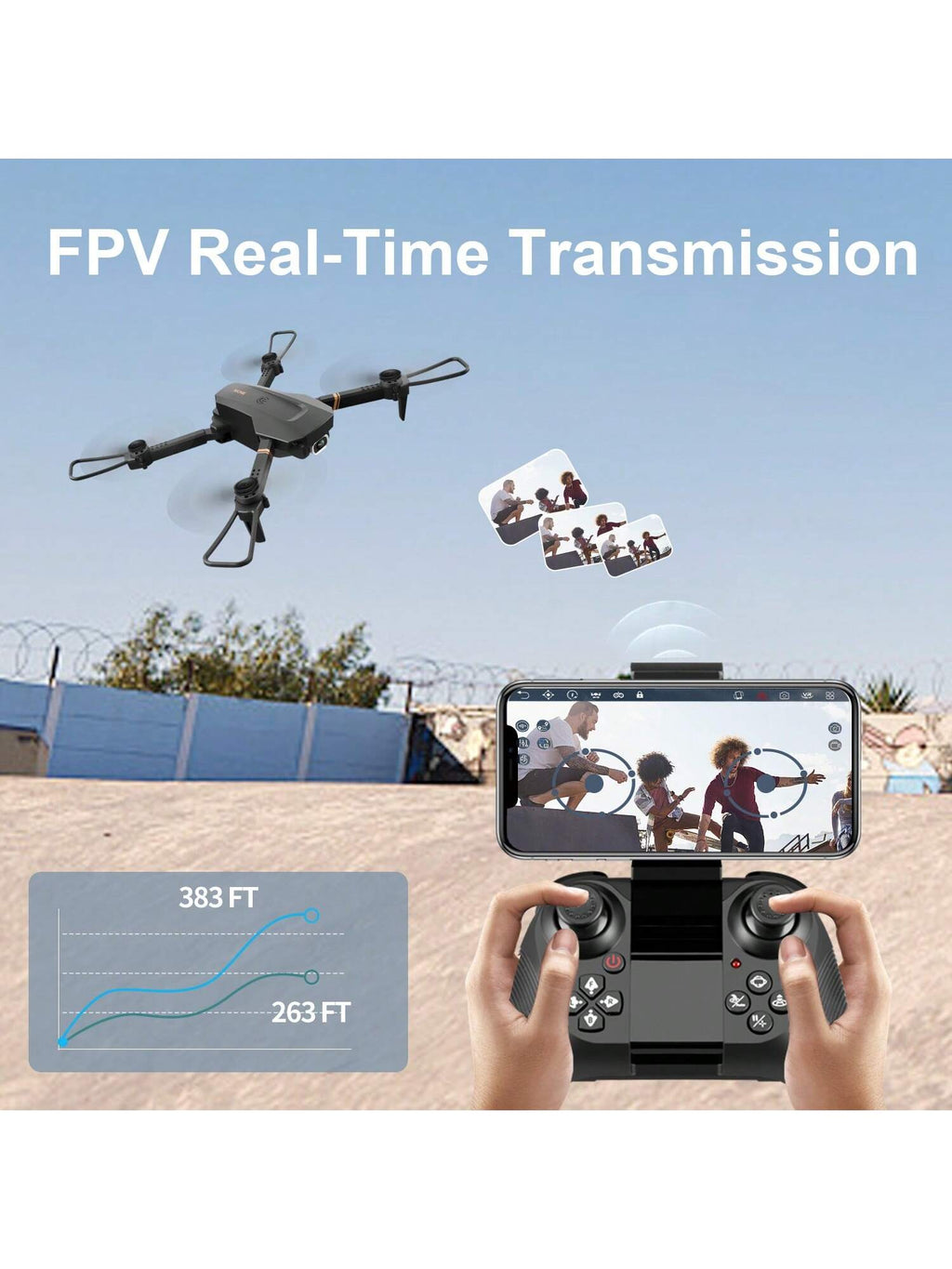 4DRC V4 Foldable Mini Drone with Camera 4K 1080P HD Drone ,3 Batteries,Drones for Adults Kids,Remote-Controlled Quadcopter,Logistics Is Randomly Sent by UPS,USPS,