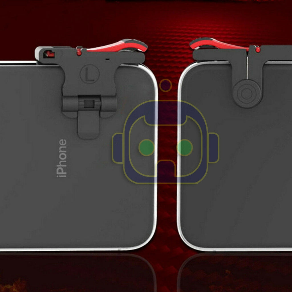 Mobile Phone Gaming Trigger Fire Button Smartphone Shooter Controller Left Right