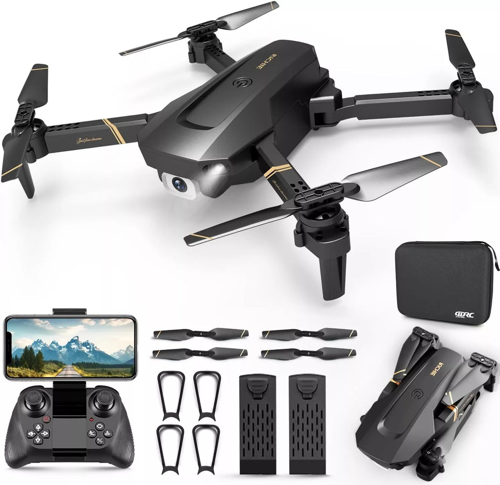 4DRC V4 Foldable Mini Drone with Camera 4K 1080P HD Drone ,3 Batteries,Drones for Adults Kids,Remote-Controlled Quadcopter,Logistics Is Randomly Sent by UPS,USPS,
