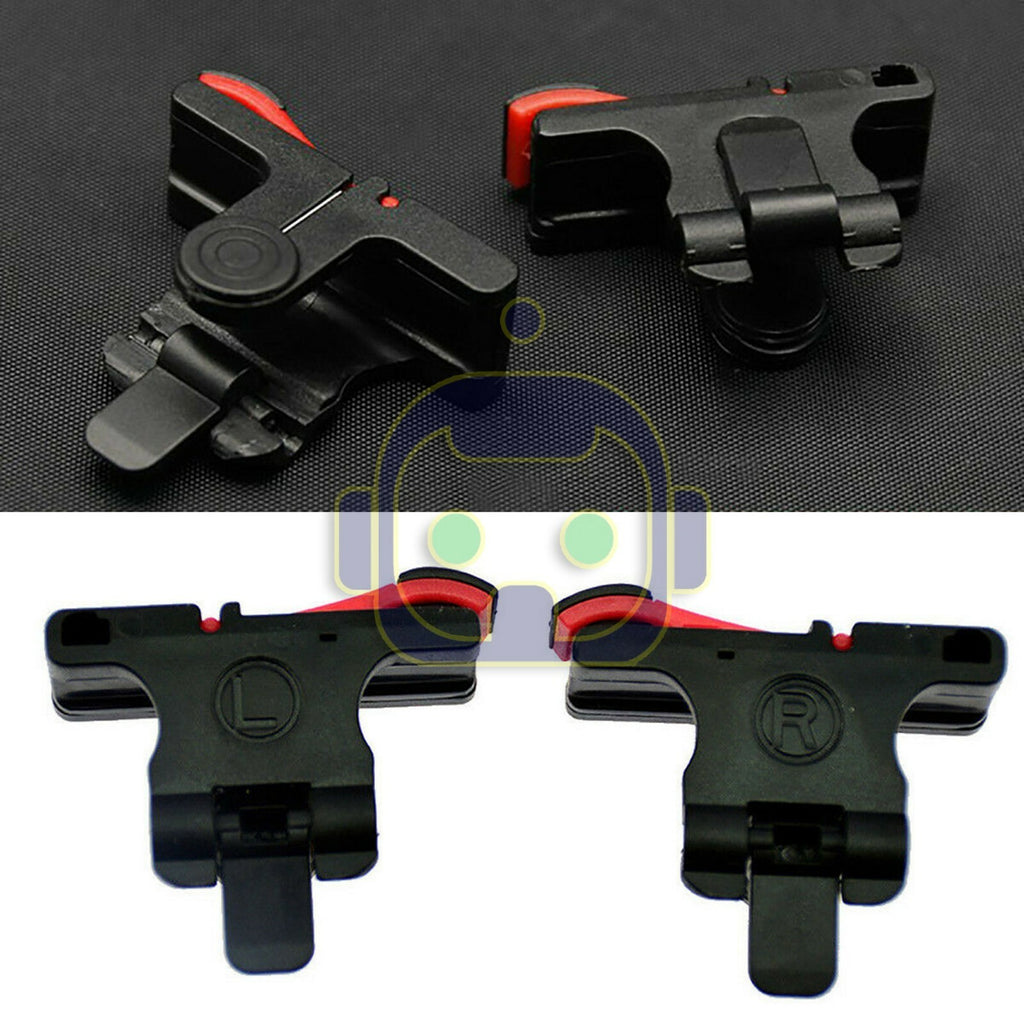 Mobile Phone Gaming Trigger Fire Button Smartphone Shooter Controller Left Right