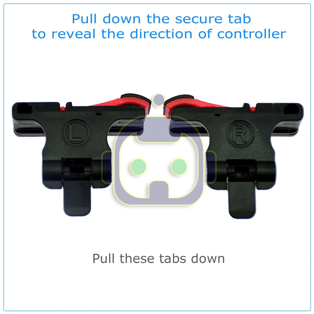 Mobile Phone Gaming Trigger Fire Button Smartphone Shooter Controller Left Right