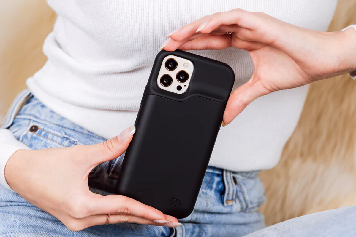 Stay Powered Up with the Black Ultra Battery Case - Your Ultimate Charging Companion